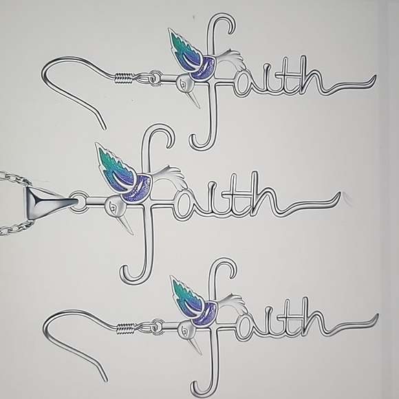 3pc Hummingbird Faith set - Picture 2 of 4